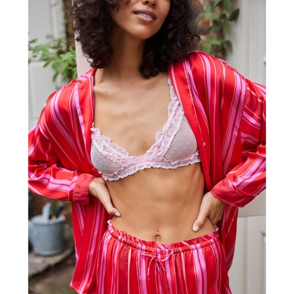 FREE PEOPLE Heart To Heart Bralette / Pink Rose - Picture 7 of 11